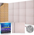 10 pcs 165dtex Microfiber Acoustic Panels ，Self-Adhesive Soundproof Wall Panels by Staytunedforournewproduct