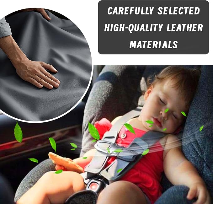 Car Center Console Cover, Upgraded Leather Arm Rest Cover - Image 5