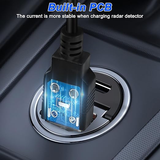 MEIRIYFA Radar Detector Power Cable, USB 5V to 12V RJ11 Radar Detectors - Image 7
