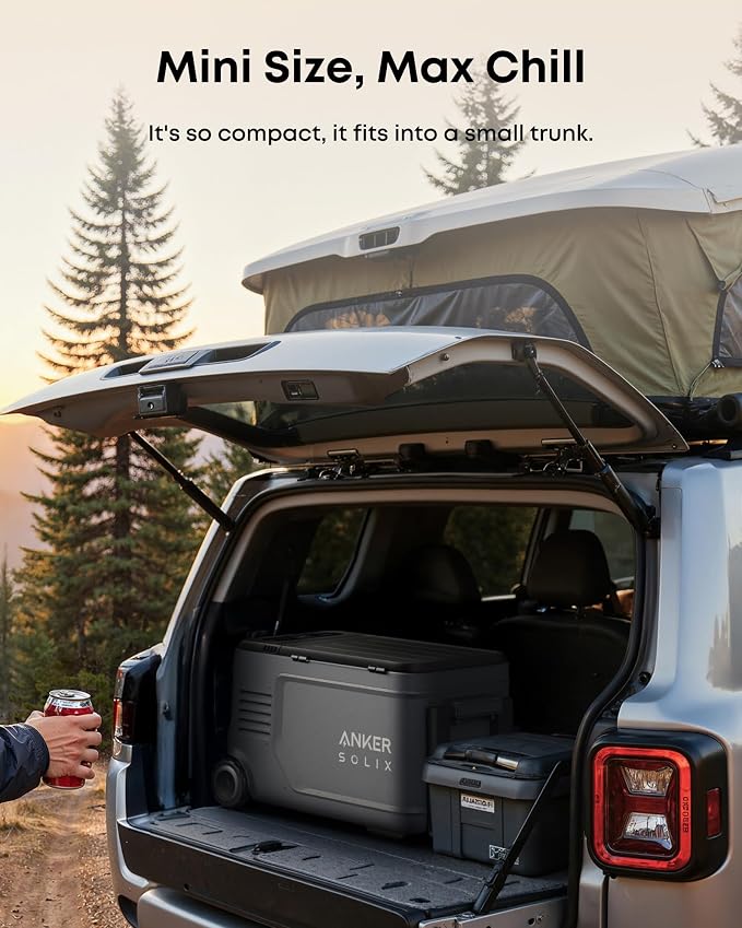 Anker SOLIX EverFrost 2 23L Cooler, 24 qt Car Refrigerator, Electric Cooler - Image 4