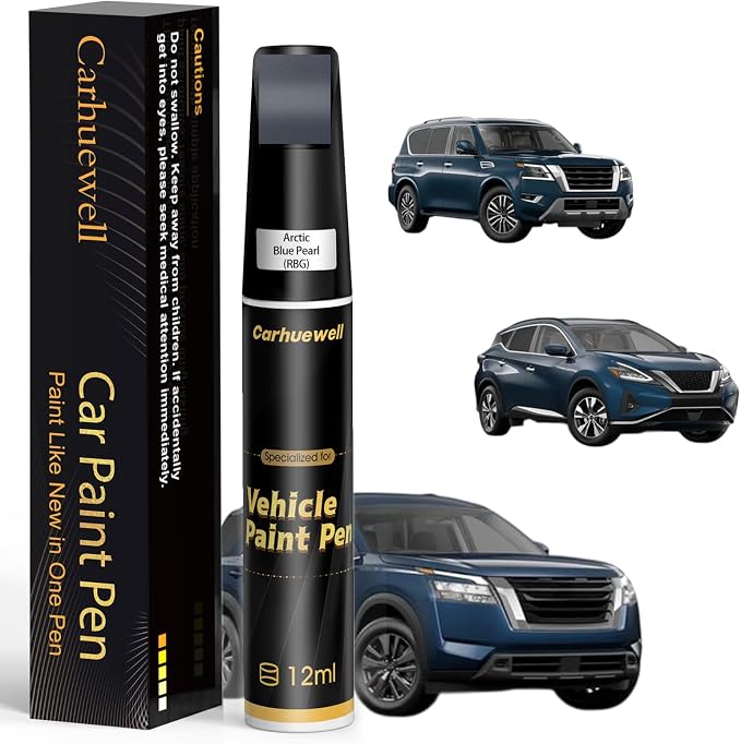 Arctic Blue Pearl Touch Up Paint Compatible by Carhuewell