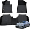 Floor Mats for Kia Optima 2016-2020 & for Hyundai Sonata 2015-2019, All Weather by VisittheBinmotor