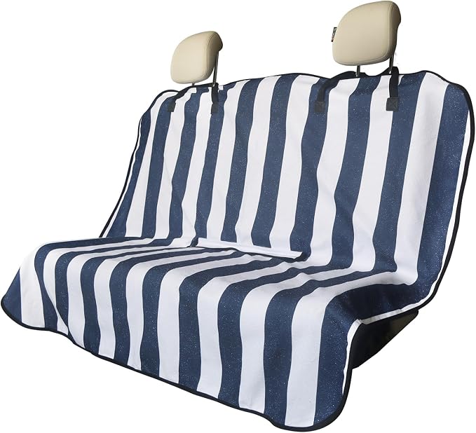 Back Seat Cover for Car Trucks Van SUV, Waterproof Rear Bench Towel Seat Covers by LoyaGour