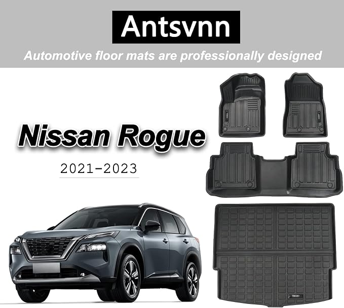 Compatible for 2025 2024 2023 2022 2021 Nissan Rogue Floor Mat Trunk Cargo - Image 2