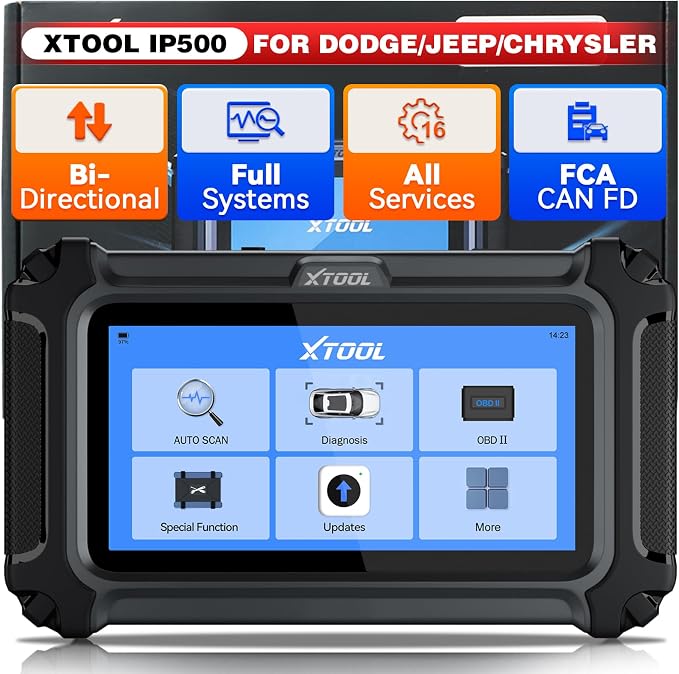 XTOOL IP500 for Jeep OBD2 Scanner, Full Systems Bi-Directional Scan Tool for by XTOOL