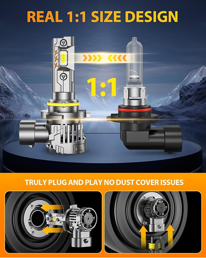 FAHREN  H11 9005 LED Bulbs Combo,  10X Super - Image 6