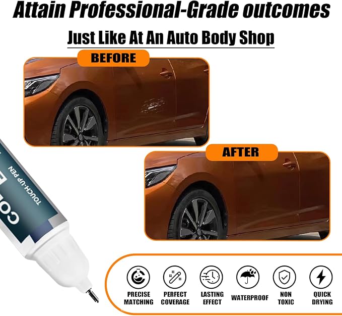 EBB Monarch Orange Metallic Touch Up Paint - Image 2