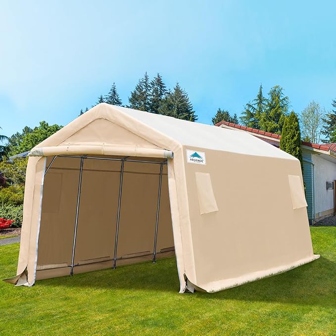 ADVANCE OUTDOOR Heavy Duty Carport 10X20 ft Outdoor Patio Portable Canopy - Image 7