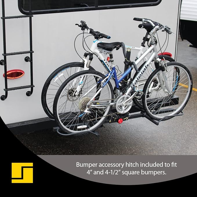 Stromberg Carlson BC-202BA 2-Bike Platform Style Hitch Mount Foldable Bike Rack - Image 5