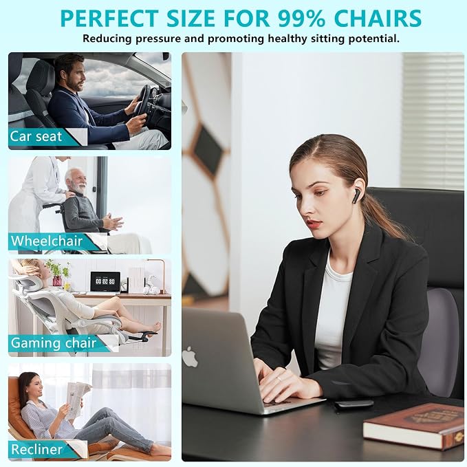 FLORICH Car Seat Cushion and Back Support - Image 4