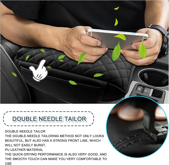 2026 Passport Armrest Cover for Honda Passport 2026 Accessories Thicken Soft & - Image 4