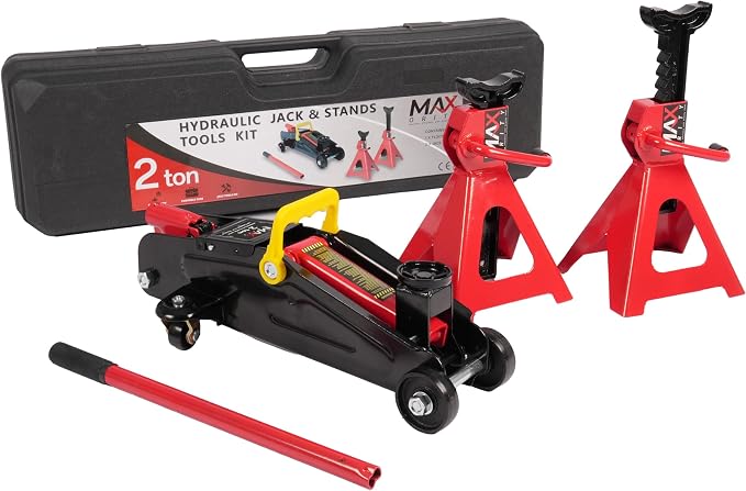 2-Ton Hydraulic Low Profile Trolley Garage Service/Floor Jack by Maxority