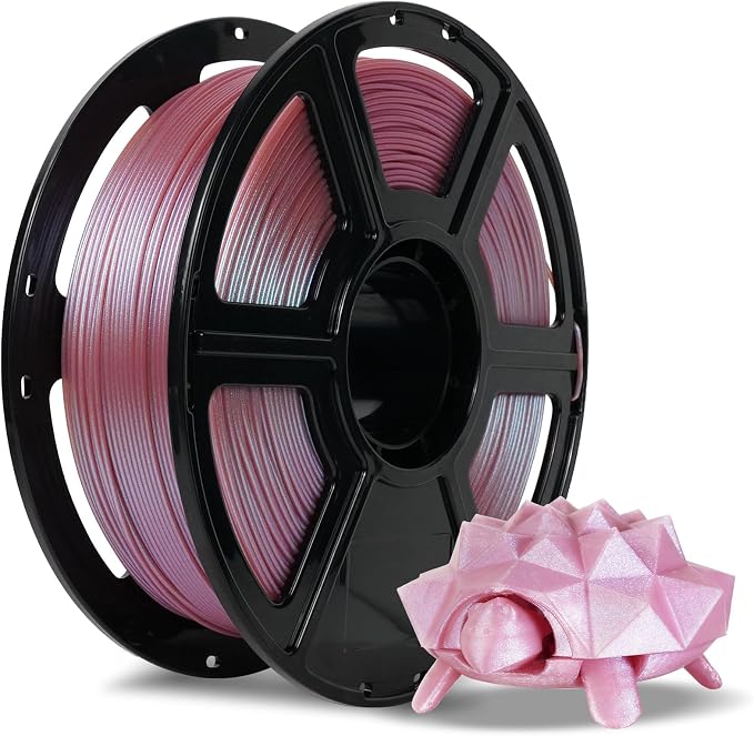 FLASHFORGE PLA Filament 1.75mm +/- 0.02mm Rose Quartz, Color Changeable 3D by FLASHFORGE