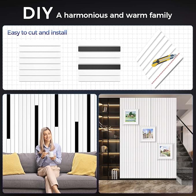 6 Pack Large Fold Soundproof Wall Panels, 1.2lb/ft³ High Density, Thicker 0.47in - Image 4