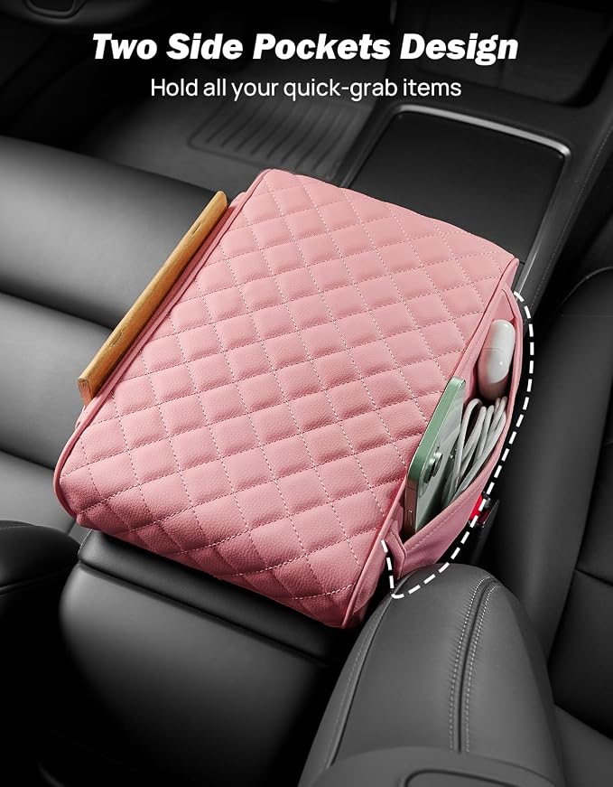JOYTUTUS Pink Center Console Cover - Image 4