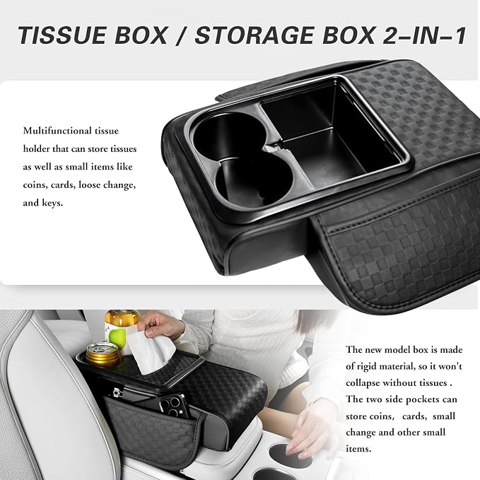 Car Center Console Cover, Armrest Cover - Image 4