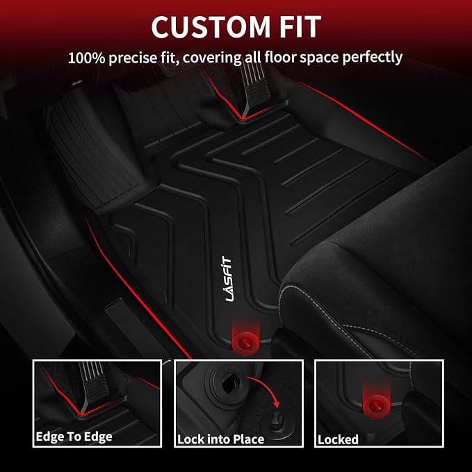 LASFIT Floor Mats for Lexus RX 2022 2021 2020 2019 2018 2017 2016 RX350 RX450h - Image 2