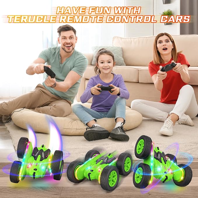 Remote Control Car, Rc Cars Stunt RC Car Toys Upgraded Strip Lights and - Image 5