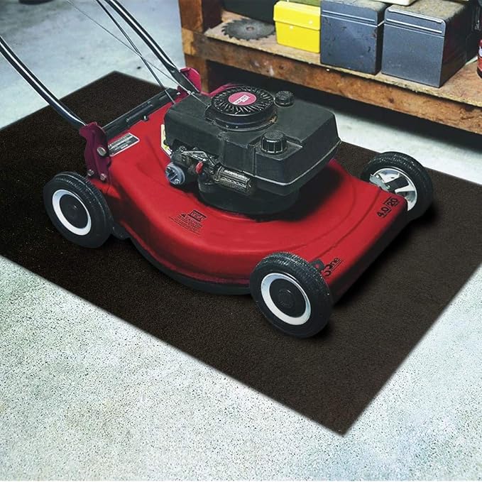 LINLA Premium Absorbent Oil Mat Contains Liquid Garage Floor Mat, Protects by LINLA