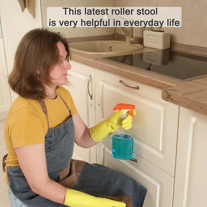 Rolling Stool and 4 Wheels - Image 3