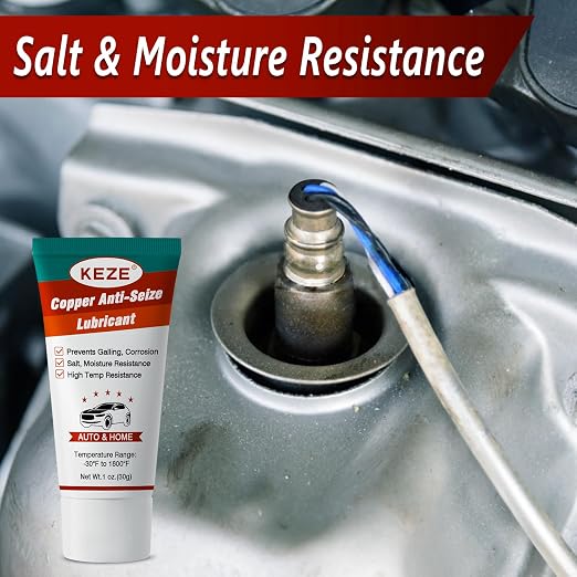 Keze Copper Antiseize Thread Lubricant Grease Rust and Corrosion Protection - Image 4