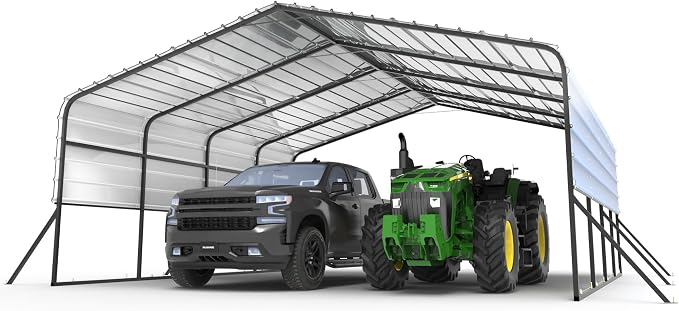 20x20 Metal Carports Heavy Duty - Image 6