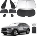 TINGLU Window Shades for Mazda CX-30 2019-2024 2025 Accessories Car Side Full by TINGLU
