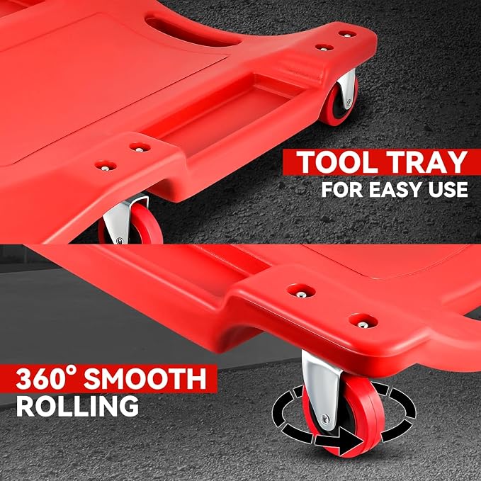 Auto Dynasty 36 Inches Mechanic Creeper, Automotive Garage Repair Low Profile - Image 5