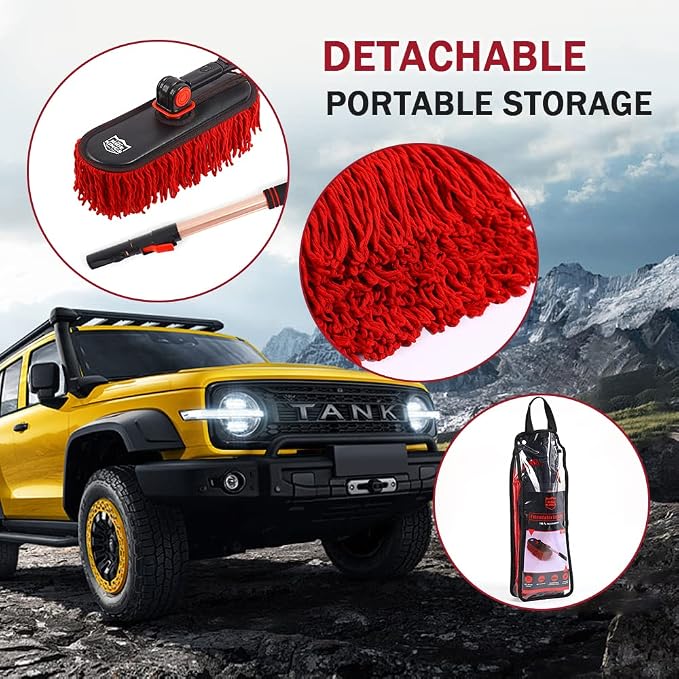 Car Duster Exterior Scratch Free, Car Dust Brush - Image 6
