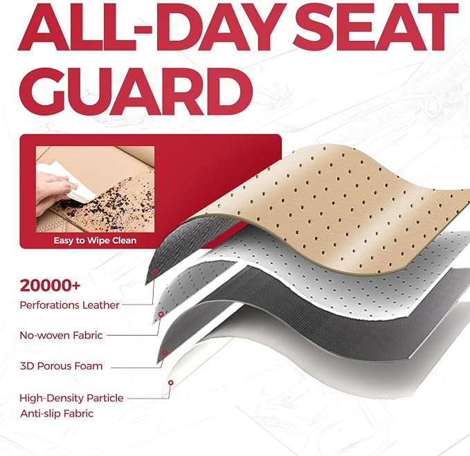 FREESOO CRV Seat Covers Full Set, - Image 5
