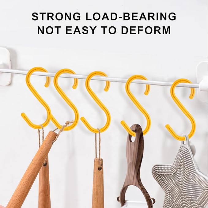 Heavy Duty ABS S Hooks, 6 Pack, Construction - Image 6
