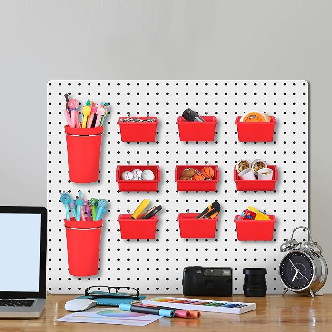 Yookeer 20 Pcs Pegboard Bins and Cups - Image 5