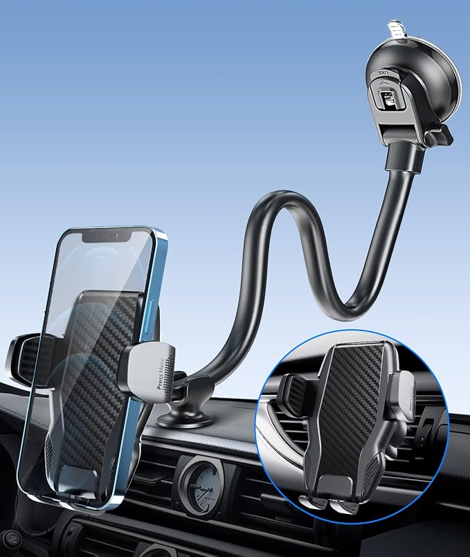 APPS2Car Car Phone Holder Mount Gooseneck Dashboard Windshield Suction Cup by APPS2Car