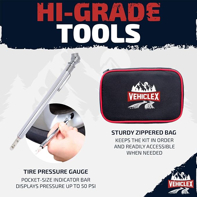 Vehiclex Tire Repair Kit for Plug and Patch - Image 3