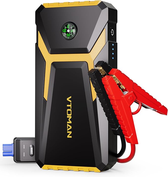 VTOMAN V6 Pro Jump Starter, 2000A Car Battery Jumper Starter Portable by VTOMAN