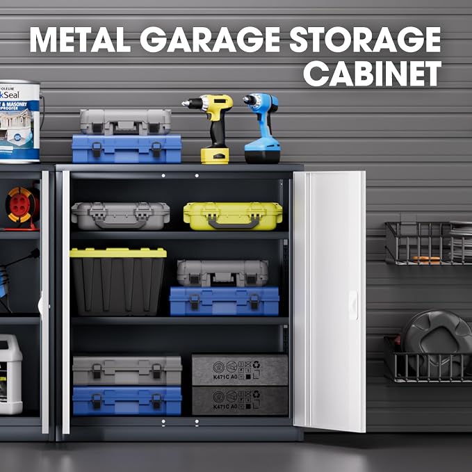 DNA MOTORING 36'' Metal Storage Cabinet, Locking Tool Cabinet - Image 6
