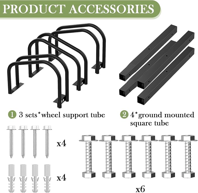 iCool Bike Stand for 3 Bikes, Parking Rack - Image 4