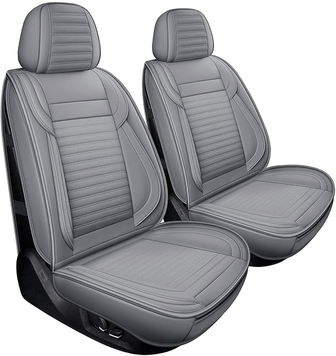 LINGVIDO Car Seat Covers, Breathable and Waterproof Faux Leather Automotive - Image 9