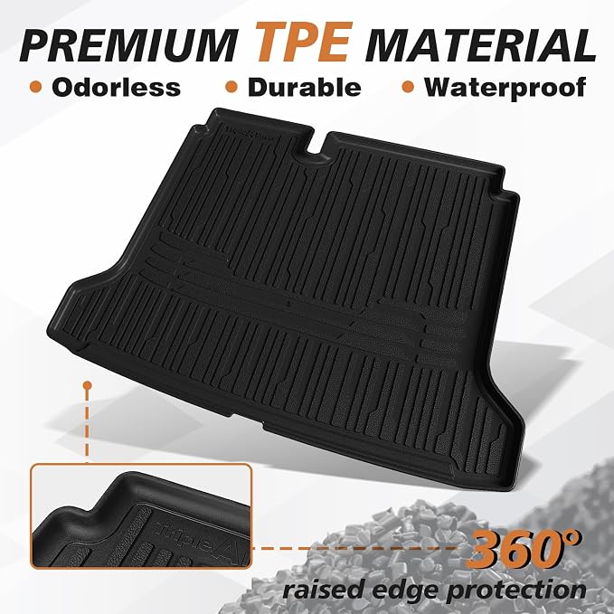 TripleAliners Trunk Mat All Weather Liners Compatible - Image 3