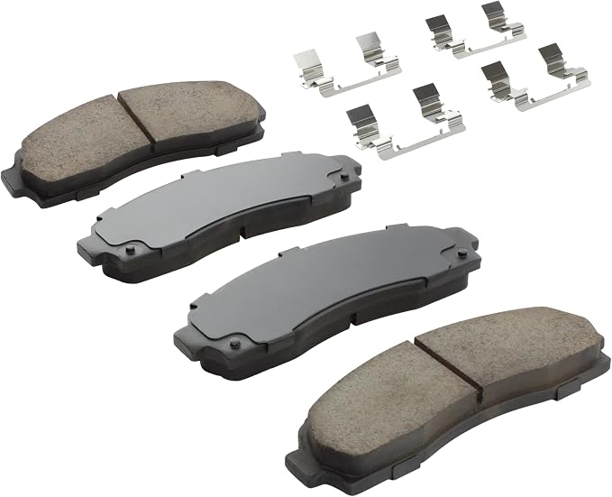 Premium Ceramic Front Brake Pads Compatible - Image 2
