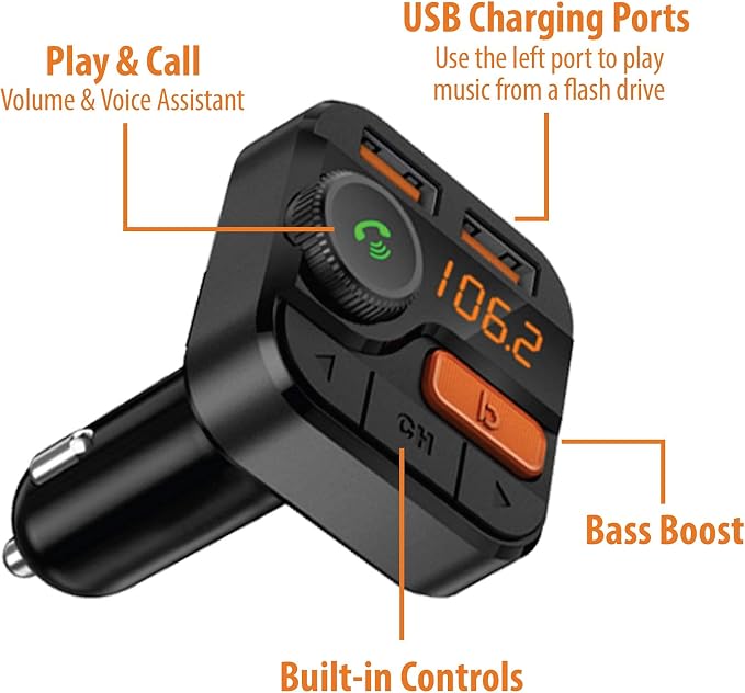 Xtreme Digital Lifestyle Accessories Armor All Wireless Bluetooth FM Transmitter - Image 8