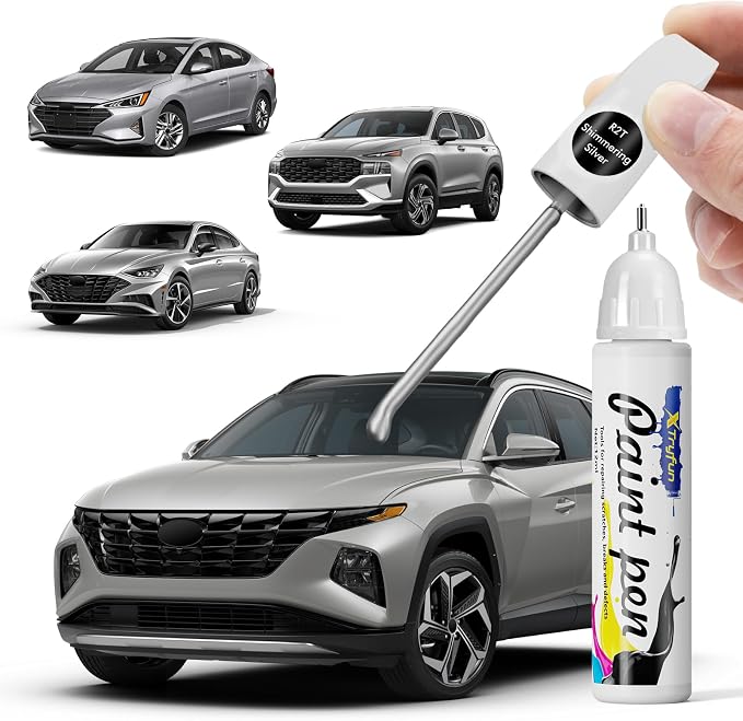 Shimmering Silver Touch Up Paint Compatible by XTryfun
