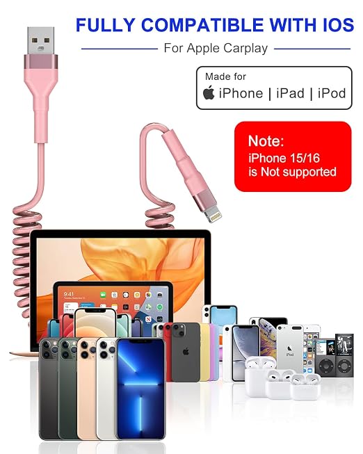 Pink Car Charger Cable - Image 7