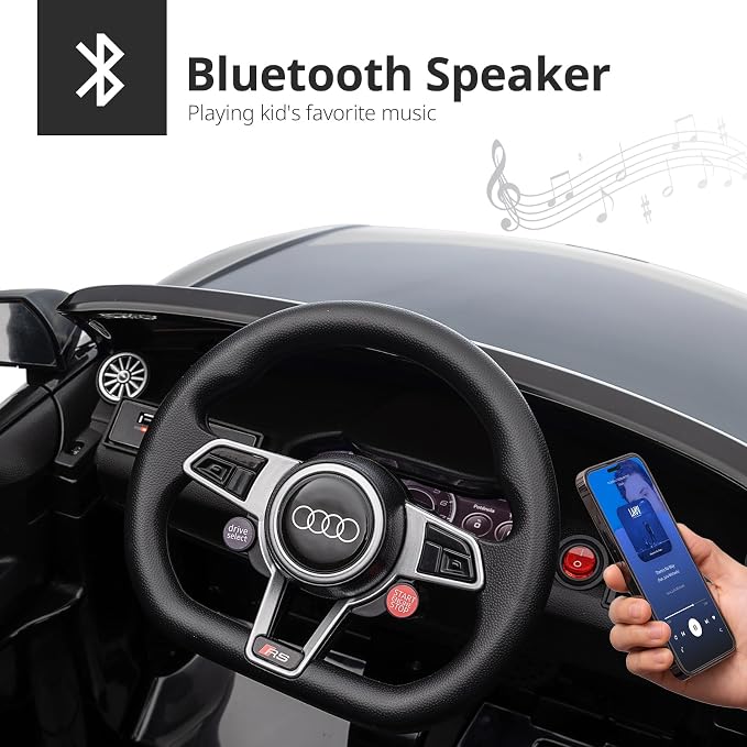 Electric Car for Kids, Licensed Audi 6V Kids Ride on Car Toy for Toddlers - Image 7
