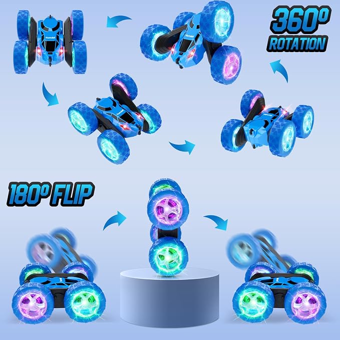 Remote Control Car for Boys 6-12 Year Old Double Sided 360°Rotating 4WD - Image 5