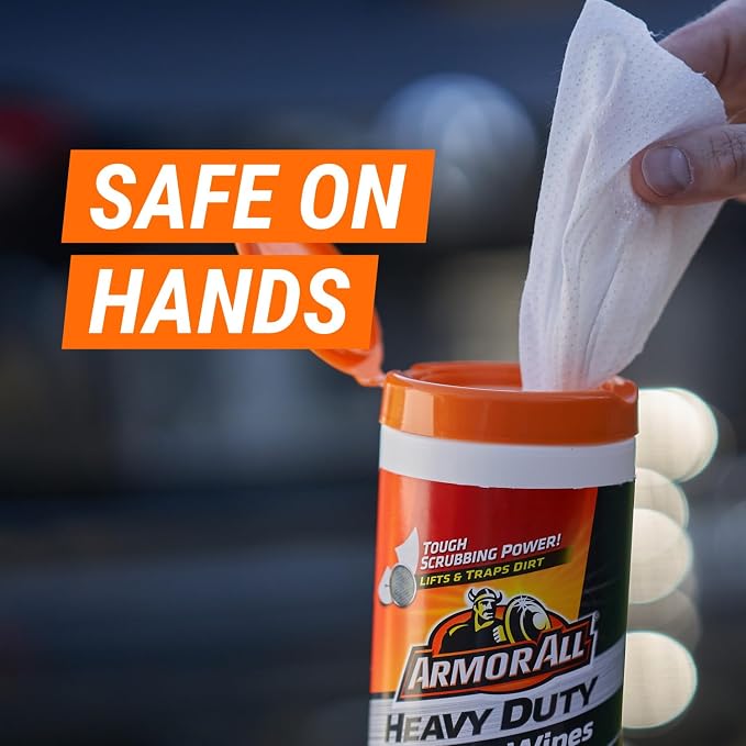 Armor All Heavy Duty Cleaning Wipes, Disposable Car Wipes - Image 6