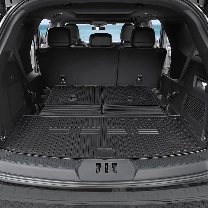 Floor Mats for 2020-2024 2025 Ford Explorer, All Weather TPE Floor Mat Cargo - Image 5