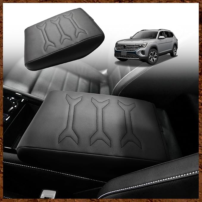Muslogy for 2024 2025 Atlas & Cross Sport Center Console Pad Armrest Cover by Muslogy