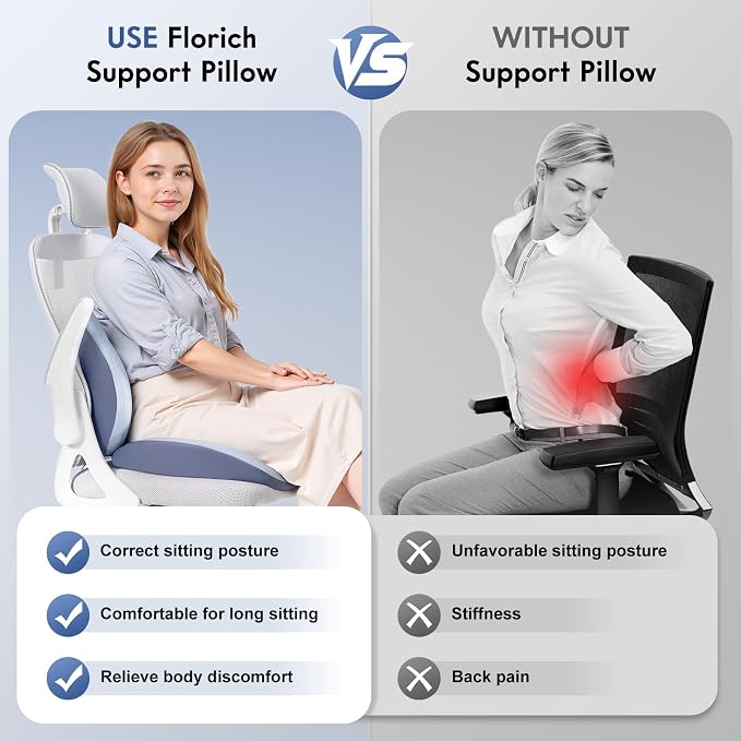 FLORICH Seat Cushion and Lumbar Support Pillow - Image 5