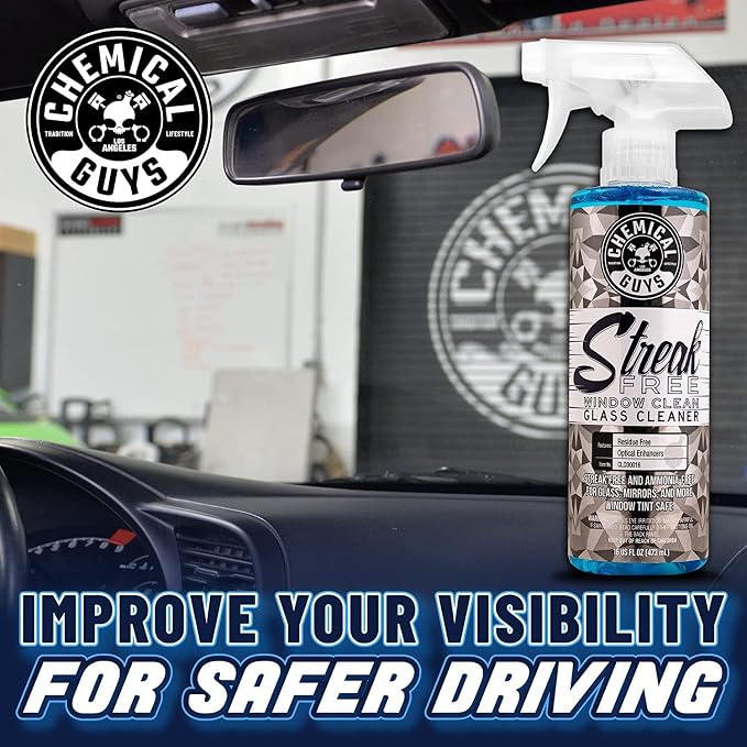 Chemical Guys CLD3001602 Streak Free Glass & Window Cleaner, Ammonia Free & - Image 4